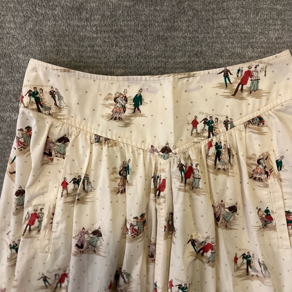 Vintage Lizsport Skating Midi Skirt - Picture 3 of 5